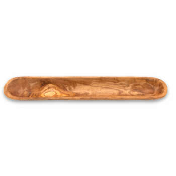 Corbeille à pain rustique en bois d’olivier