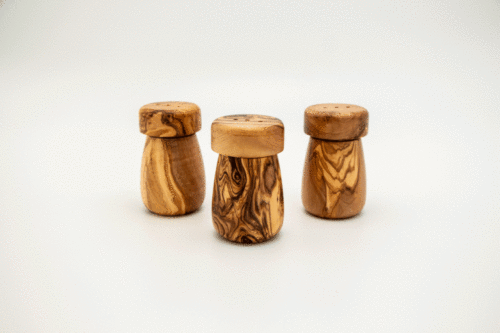 Duo Salière et Poivrière en Bois d’olivier – Image 4