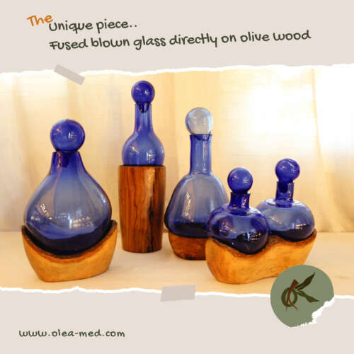 Blown glass stand
