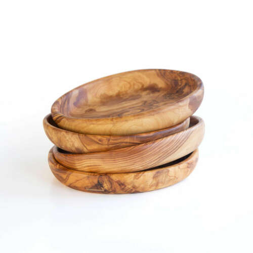 Assiette en bois d’olivier