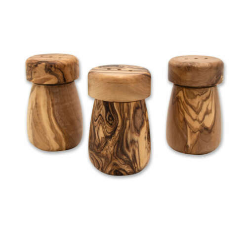 Duo Salière et Poivrière en Bois d’olivier – Image 3