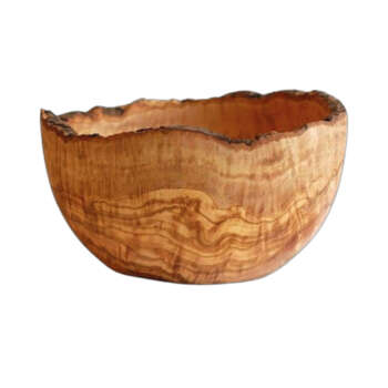 Grand bol de service rustique